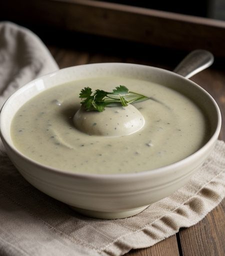 Creamy Potato-Cilantro Bisque recipe image