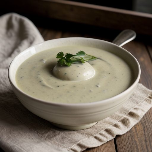 Creamy Potato-Cilantro Bisque recipe image