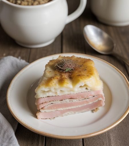 Creamy Potato and Ham Casserole recipe image