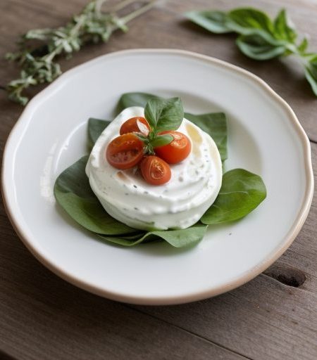 Creamy Sliced Tomatoes recipe image