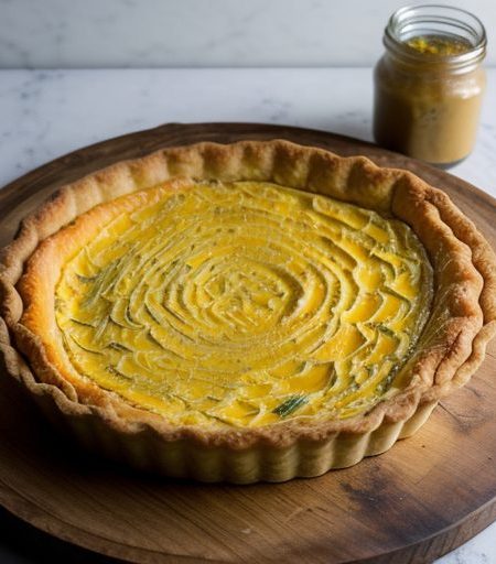 Creamy Smoked Salmon & Dill Tart recipe image