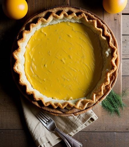 Creamy Smoked Salmon & Dill Tart recipe image