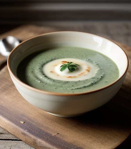 Creamy Spinach Soup recipe image