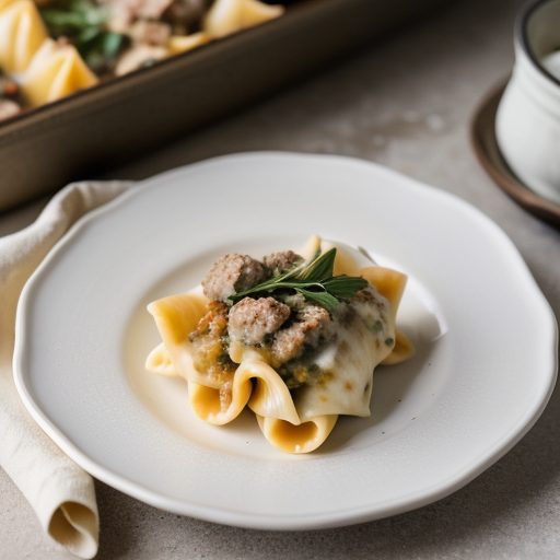 Creamy Stuffed Pasta Shells recipe image
