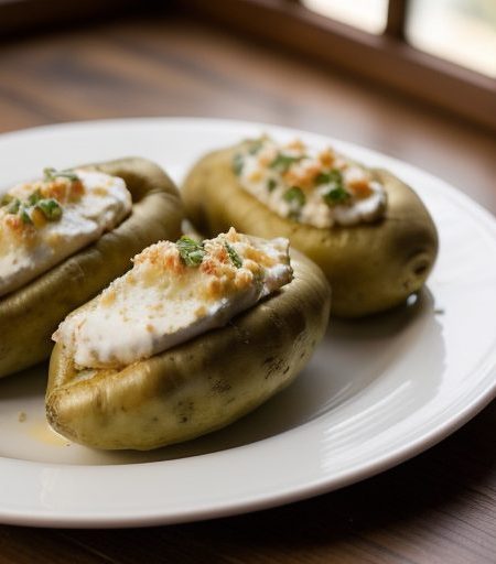 Creamy Stuffed Potatoes recipe image