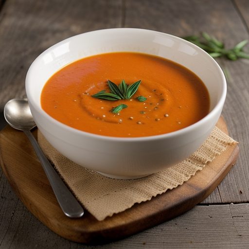 Creamy Tomato-Tarragon Soup recipe image