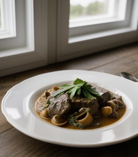 Creamy Veal Ragout recipe image