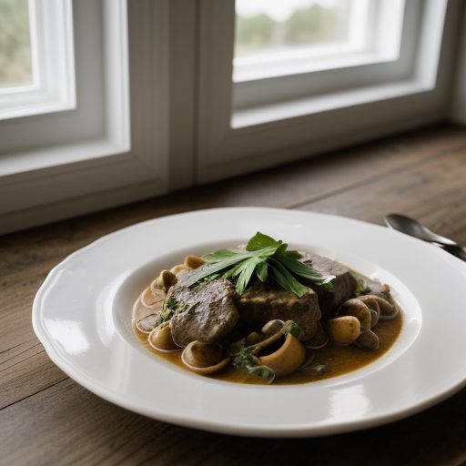 Creamy Veal Ragout recipe image