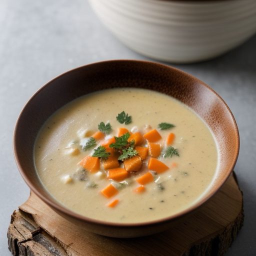 Creamy Vegetable Soup-1 recipe image