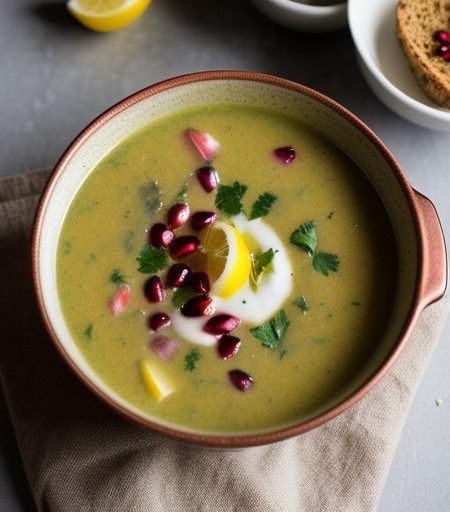 Creamy Vegetable Tahini Soup recipe image
