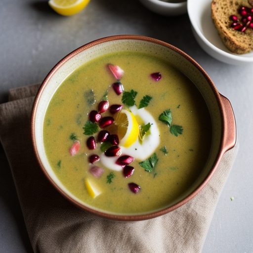 Creamy Vegetable Tahini Soup recipe image