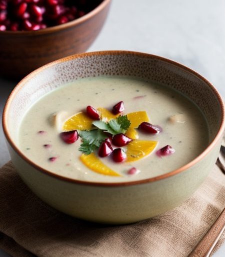 Creamy Vegetable Tahini Soup recipe image