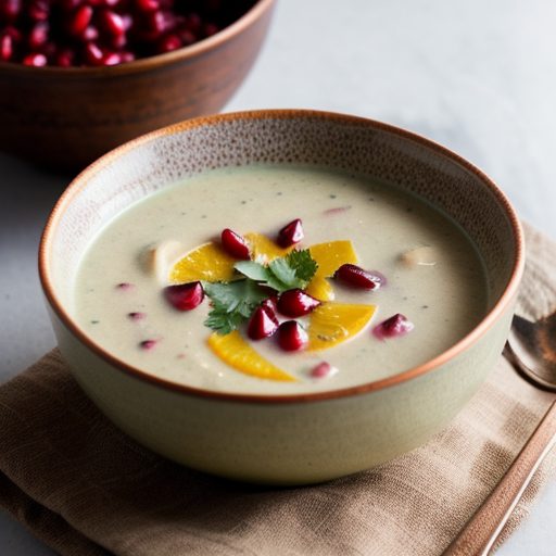 Creamy Vegetable Tahini Soup recipe image