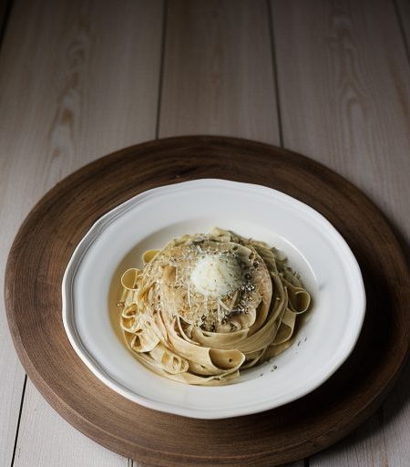 Creamy Vegetables and Fettuccine recipe image