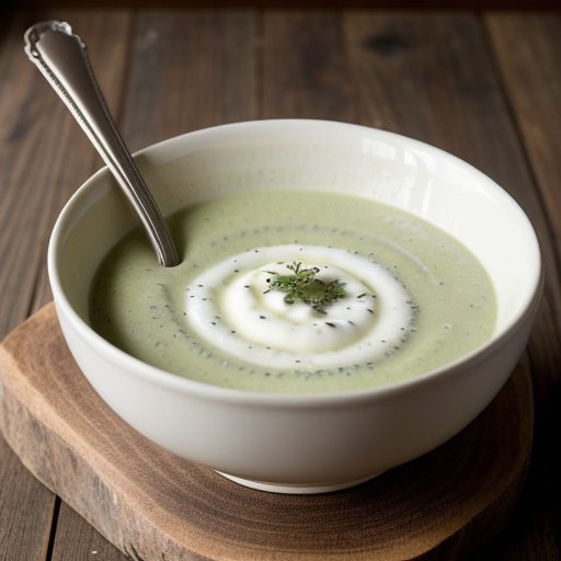 Creamy Zucchini Soup recipe image