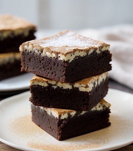 Creme De Menthe Brownies recipe image