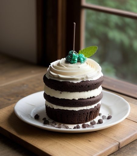 Creme De Menthe Cake * recipe image
