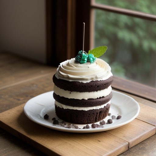 Creme De Menthe Cake * recipe image