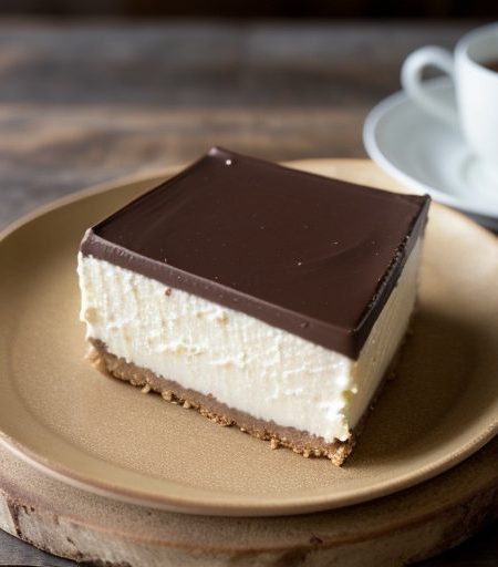 Creme De Menthe Cheesecake Squares recipe image
