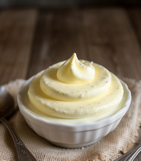 Creme De Menthe Custard Sauce recipe image