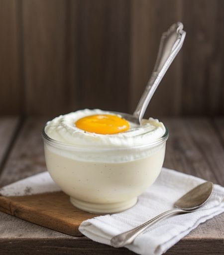 Creme De Menthe Custard Sauce recipe image
