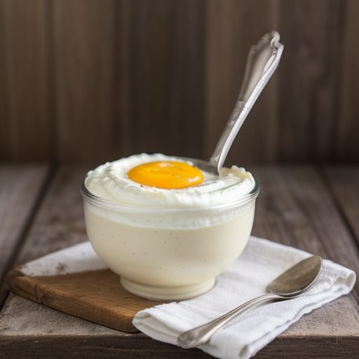 Creme De Menthe Custard Sauce recipe image