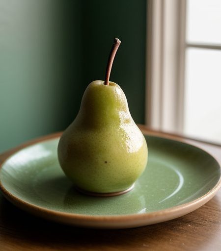 Creme De Menthe Pears recipe image