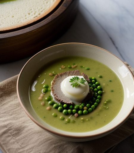 Creme Pea Soup Francaise recipe image