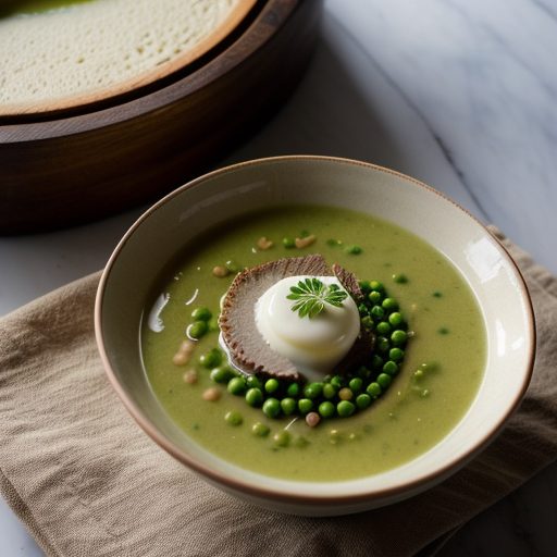 Creme Pea Soup Francaise recipe image