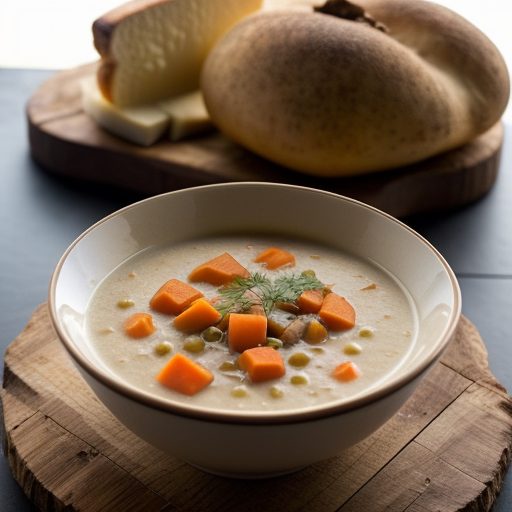 Creme of Vegetable Soup - Le Cellier Restaura recipe image