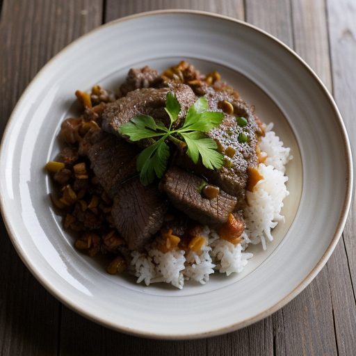 Creole Beef Over Rice recipe image