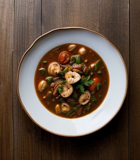 Creole Seafood Gumbo From Tony Burke recipe image