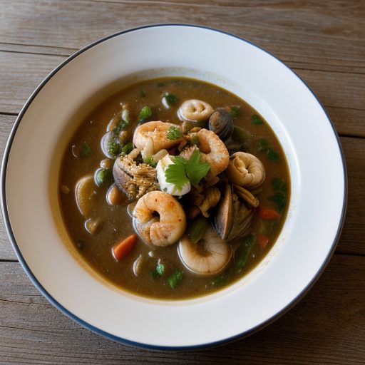 Creole Seafood Gumbo recipe image