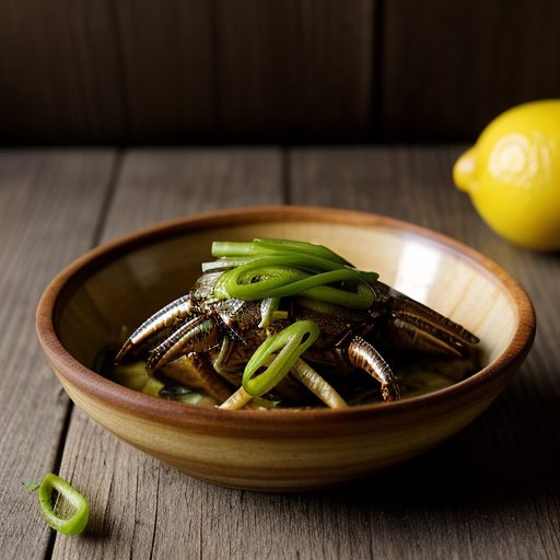 Creole Spiced Blue Crabs With Green Onion Dipping Sauce recipe image