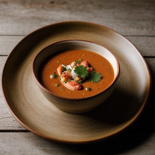 Creole Spiced Seafood Gazpacho recipe image