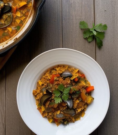 Creole Vegetable Jambalaya recipe image