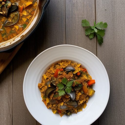 Creole Vegetable Jambalaya recipe image