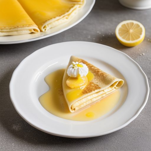 Crepes Suzette From Ron Plaice in Blackpool: recipe image