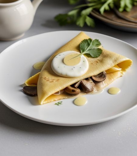 Crepes With Salmon Filling recipe image