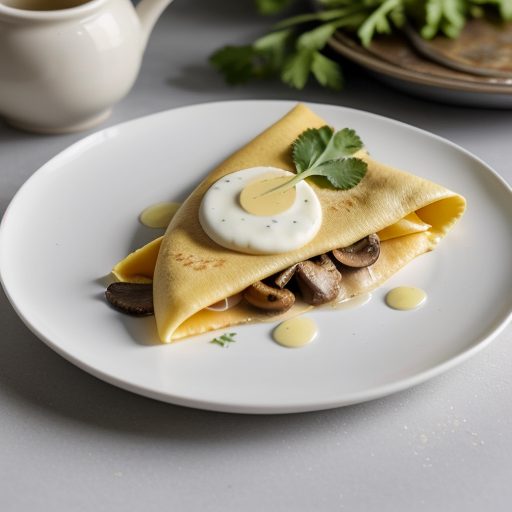 Crepes With Salmon Filling recipe image