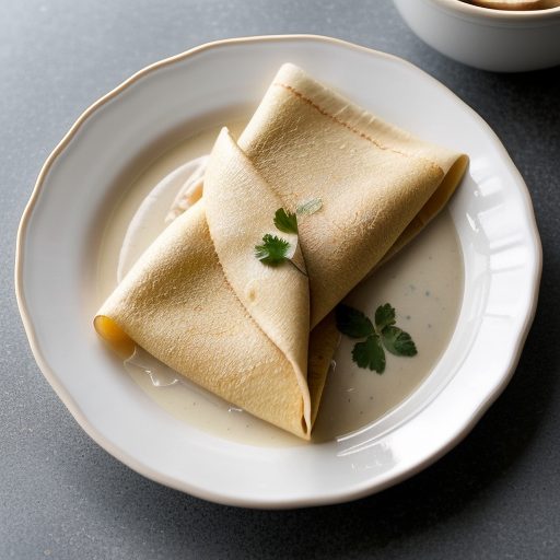Crepes With Tuna Sauce recipe image