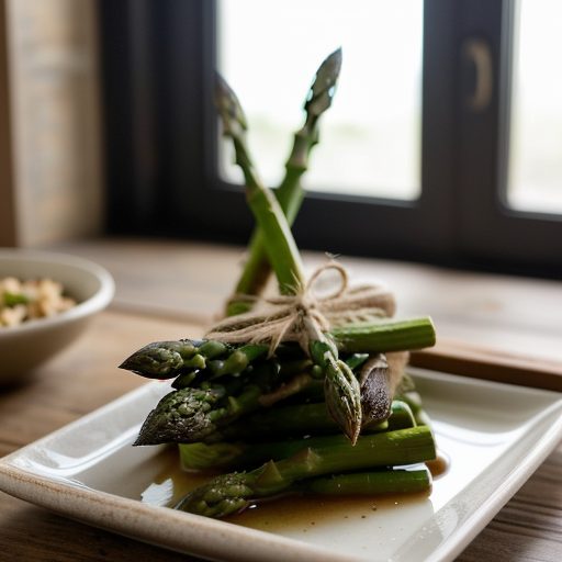 Crisp Asparagus in Oyster Sauce recipe image
