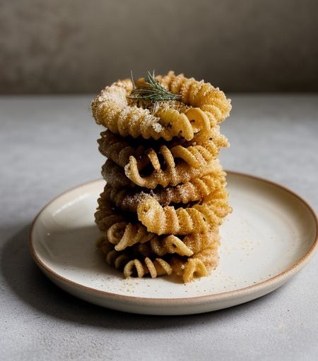 Crisp-Fried Pasta Nibbles recipe image