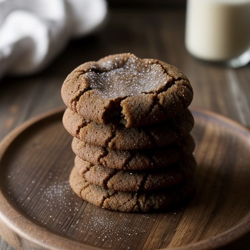 Crisp Molasses Cookies recipe image