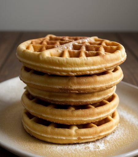 Crisp Waffles From Mix recipe image