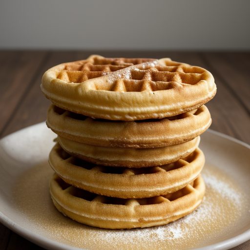 Crisp Waffles From Mix recipe image