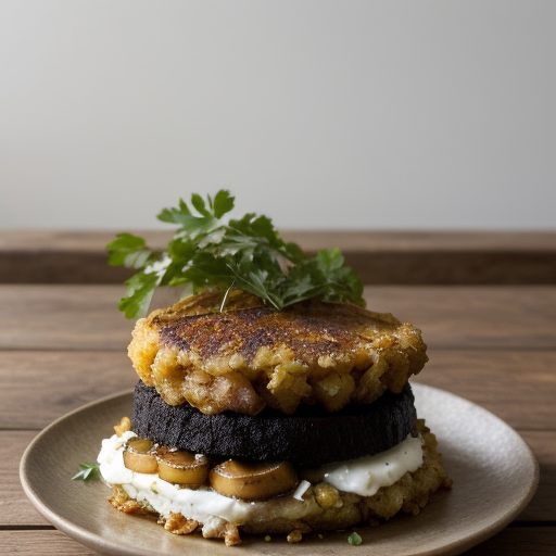 Crispy Ahi With Potato Mushroom Hash recipe image