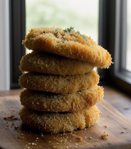 Crispy Chicken With Parmesan Tomatoes recipe image