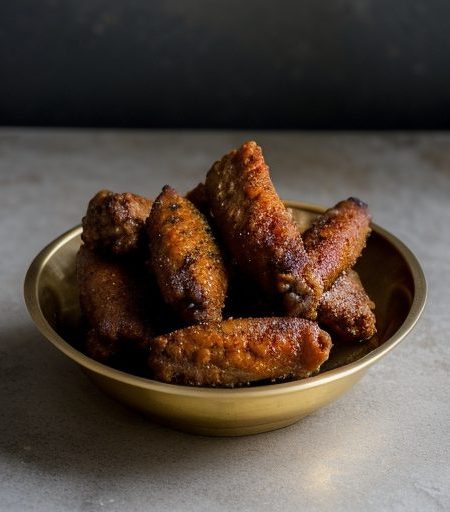 Crispy Curry Chicken Wings With recipe image