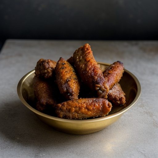 Crispy Curry Chicken Wings With recipe image